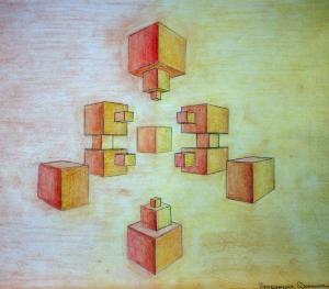 14-Колористическая композиция из кубов и призм-Горожанкин Даниил.JPG