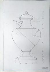 декоративная ваза чертеж