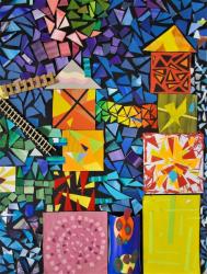 24-26-Цветные города (мозаичная композиция)-  Коллективная работа3