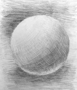 09-Тональный рисунок шара-Данилова Настя