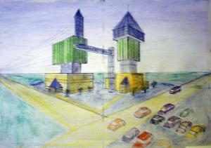 04-Цветовоздушное реш.арх.панорамы торгового комплекса - Динилова Настя