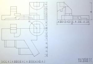 24-Проекционное черчение. Деталь - Новосельцева Настя.JPG