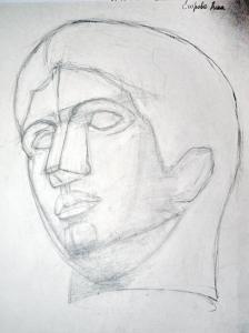07-Рисунок головы Дорифора - Егорова Виктория.JPG