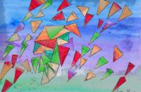 04-Абстрактная композиция ( треугольники, квадраты,  капли дождя)-Метленков Коля.JPG