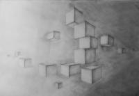 10-Светотеневая композиция из кубов и призм. Перспектива-Лахтанова Ира.JPG
