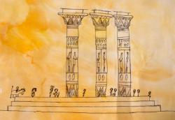 02-Лотос в архитектуре древнего Египта.Зарисовки.Домашняя работа-Холина Рада.jpg